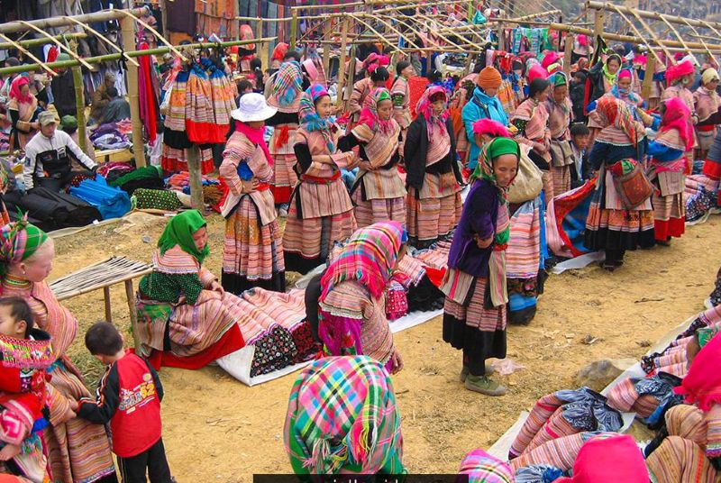 Bac Ha Sunday Local Market
